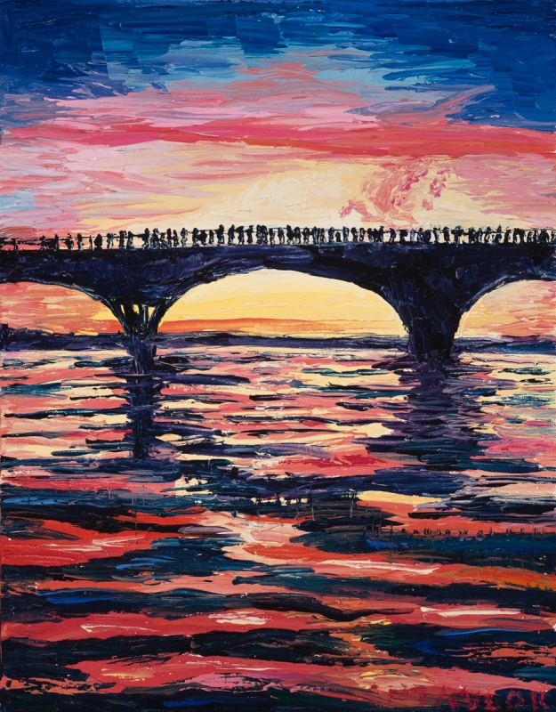 Bat Bridge by artist Connie Taylor